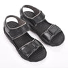 Crocodile Black PU Sole Sandal 2739 A