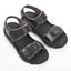 Crocodile Black PU Sole Sandal 2739 A