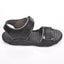 Crocodile Black PU Sole Sandal 2739 A
