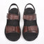 Crocodile Brown PU Sole Sandal 2739 B
