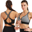 Women Highly Adjustable Athelete Breathable Sports Bras Shel #W166
