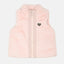 Juicy Couture Pink Super Comfy Fur Sleeveless Jacket 12189
