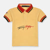 TMY Signature Embroided Soft Yellow Polo 12933