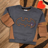 Batman Logo Embroided Fleece Sweatshirt 13402