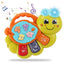 TOEY PLAY Baby Toy with Caterpillar for 12+ Months, Musical Piano Keyboard with Songs, Lights and Animal Sounds, Interactive Toys for Early Learning, Gifts for Little Kids, Boys, Girls 1 Year