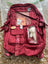 Cute Girls Backpack Multi Pocket Canvas School Bag White Student Bag For Teenage Girls