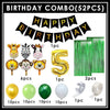 Jungle Theme Birthday Party Decoration Set 52 Pcs