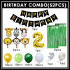 Jungle Theme Birthday Party Decoration Set 52 Pcs