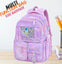 Princess Dream Rainbow School Backpack – Large Capacity Ergonomic Pastel Book Bag for Girls (44×31×13 cm)