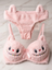 2 PCs Labubu Style Cute Double Padded Bra & Panty Set for Women – Soft Wool Material, Comfortable Lingerie Set