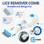 V Comb Electronic Head Lice Removal Machine With 4 Filters Anti Lice Device Safe Effective And Easy To Use