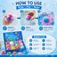 Bath Bombs for Kids Gift Set, Colorful Bath Bomb with Surprise Gift Inside, Ocean Theme Fizzing Tub Fun, Moisturizing Foam for Soft Skin, Cute Toy Filled Bath Time Treat