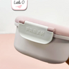 Fresh 2-Compartment Stainless Steel Lunchbox with Spoon - Assorted Colors