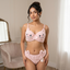 2 PCs Labubu Style Cute Double Padded Bra & Panty Set for Women – Soft Wool Material, Comfortable Lingerie Set