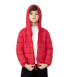 Okie Dokie Red Lightweight Hooded Puffer Jacket 12184