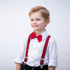 Kids Suspender with Bow Set #2658