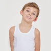 BOYS STRETCH COTTON VEST 2 Pcs Pack #2493