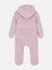 PMK Purple Inner Quilted Quilted Zip-Up Snowsuit #12679