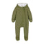 PMK Olive Green Inner Quilted Zip-Up Snowsuit #12680