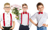 Kids Suspender with Bow Set #2658