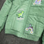 Disney Rainbow Roar Green Puffer Parka Jacket 12166