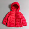 Okie Dokie Red Lightweight Hooded Puffer Jacket 12184