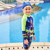 Ironman 3 pcs Swimsuit with Cap 13051 B