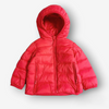 Okie Dokie Red Lightweight Hooded Puffer Jacket 12184
