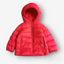 Okie Dokie Red Lightweight Hooded Puffer Jacket 12184