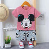 Imported Mickey 3 Quarter and Shirt Set #12404