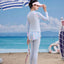Summer Sky Chest Paded Teens 2 pcs Trouser Swimsuit 13613