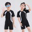 Black Quick Drying Unisex Swimsuit 13602