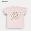 PRN Girl Embroided Flower Pink Shirt #13621