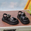 Black Washable Long Soft Sandal 2776 B