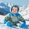 Snozu Infants Grey Splash Snowsuit #13456