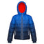 Blue Rokka Rolla Heavyweight Bubble Coat Fleece Inner Puffer Jacket 13149