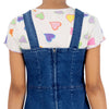 Steve Hearts Dungaree Shirt 2-piece Dress Set 13438