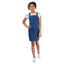 Steve Hearts Dungaree Shirt 2-piece Dress Set 13438