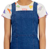 Steve Hearts Dungaree Shirt 2-piece Dress Set 13438