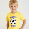 Paw Yellow Football Sequin Shirt 7715