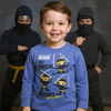 KI Ko Ninja Moves Blue full Sleeve T Shirt 5870
