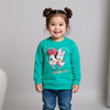 ML Best Friends Forever Sea Green Glitter Terry Sweatshirt 9358