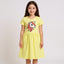 ML Unicorn Front Pocket Yellow Frock 8734