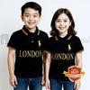 ML London Embroided Black Pony Polo 12022