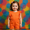 ZeeM Short Terry Frill Carrot Jumpsuit 13280