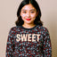 Sweet Floral Terry Sweatshirt 13400