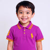 Purple Big Pony Yellow Polo 8255
