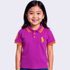 Purple Big Pony Yellow Polo 8255