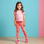 LEE Stretch Coral pink Legging 13709