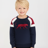 CA Leopard Navy Knitted Sweater 12555